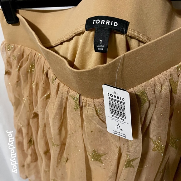 SET: Torrid Stars Lips Pullover Sweater/Stars Tulle Skater Mini Skirt 1X - Picture 12 of 14